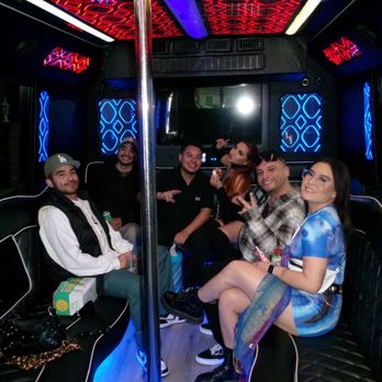 Cedillo Limousines - The inside :) *1 pole* - Limos Near Me - Buena Park, California