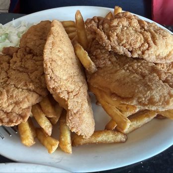 The Causeway Restaurant - Chicken tenders, fries and coleslaw. - Seafood Near Me - Gloucester, Massachusetts The Causeway Restaurant - Chicken tenders, fries and coleslaw. - Seafood Near Me - Gloucester, Massachusetts