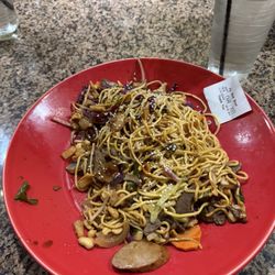 Wok About Grill - The finished grilled food.