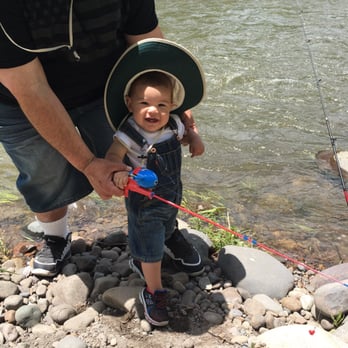 Little Creel - Elijah fishing with grandpa ! - Resorts Near Me - Chama, New Mexico
