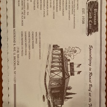 Brennan & Carr - Menu. Cash only - American Near Me - Brooklyn, New York Brennan & Carr - Menu. Cash only - American Near Me - Brooklyn, New York