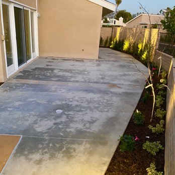 Evergreen Gardening and Landscaping - a concrete patio - Gardeners Near Me Evergreen Gardening and Landscaping - a concrete patio - Gardeners Near Me