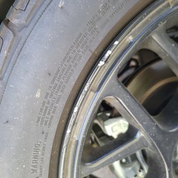 I blame the curbs for jumping in front of my car.   Scratched rims.