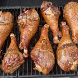 Lovin u Bbq - Our tender juicy smoked turkey legs that you will remember
