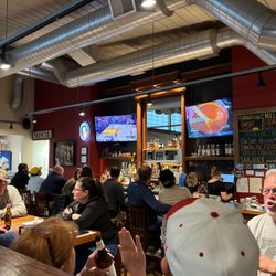 AJ's Pizza Co - Bar area.