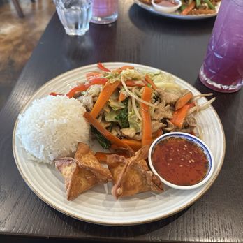 Saneh Bangkok - Pad Pak Ruam Crab Rangoon - Coffee & Tea Near Me - Pleasant Hill, California Saneh Bangkok - Pad Pak Ruam Crab Rangoon - Coffee & Tea Near Me - Pleasant Hill, California