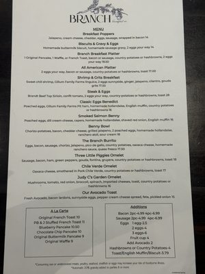 Menu photo 4 Branch Breakfast Fresno, CA Menu photo 4 Branch Breakfast Fresno, CA