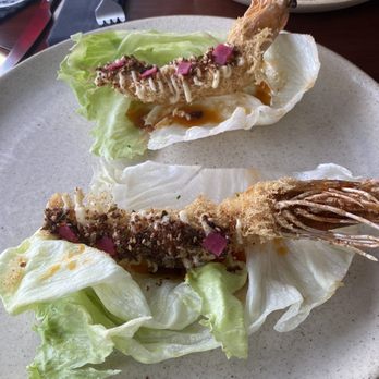 Mestixa - Shrimp lettuce wraps - Asian Fusion Near Me - Tulum, ROO