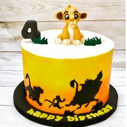 Sweet Fever Cakes - Lion Birthday cake