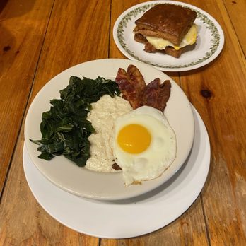 Paige's Place - Grits special & a biscuit sandwich - Coffee & Tea Near Me - Otis, Massachusetts Paige's Place - Grits special & a biscuit sandwich - Coffee & Tea Near Me - Otis, Massachusetts