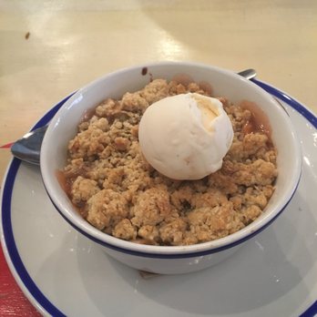 Made in Belfast - fruit dessert with ice cream on top - British Near Me - Belfast, BFS