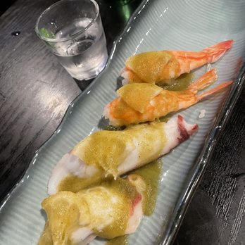 Sushi Okoku - Aqua Chile Shrimp Sushi & Aqua Chile Octopus Sushi - Sushi Bars Near Me - Riverside, California Sushi Okoku - Aqua Chile Shrimp Sushi & Aqua Chile Octopus Sushi - Sushi Bars Near Me - Riverside, California