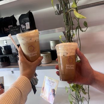 Original Barista - Lavender latte w vanilla cold foam Vanilla latte w lavender cold foam - Coffee & Tea Near Me - Costa Mesa, California Original Barista - Lavender latte w vanilla cold foam Vanilla latte w lavender cold foam - Coffee & Tea Near Me - Costa Mesa, California