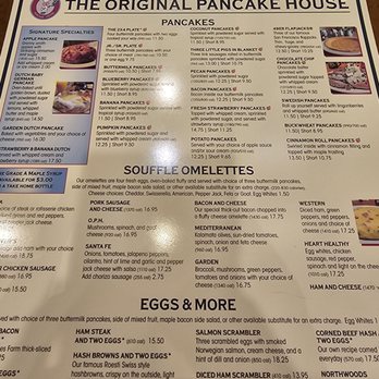 The Original Pancake House - Menu for Original Pancake House. - Breakfast & Brunch Near Me - Eden Prairie, Minnesota