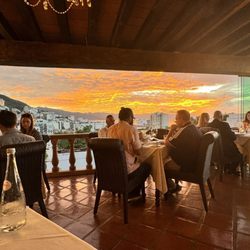 Barcelona Tapas Puerto Vallarta - The view, Sunset at Christmas Eve 2023