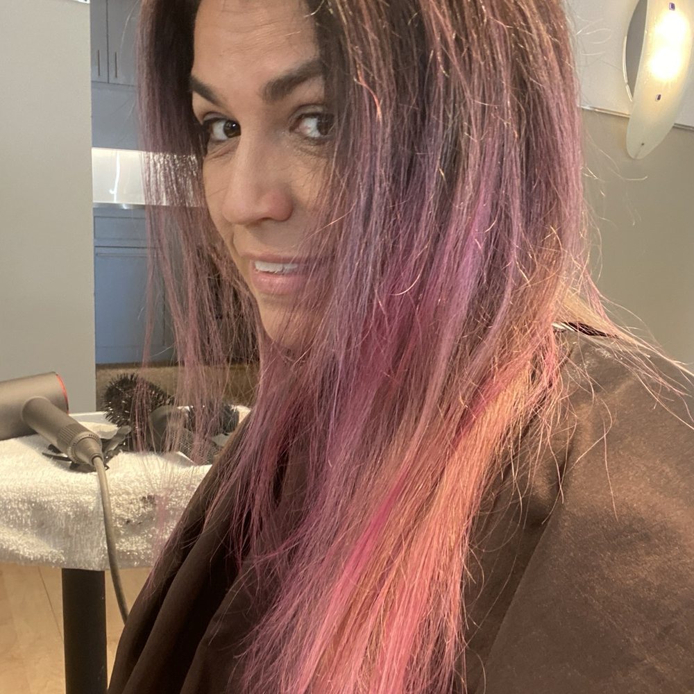 Juut Salon Spa - The hot pink I didn't want, they fixed the color, but the damage had yet to appear. - Day Spas Near Me - Wayzata, Minnesota