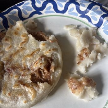 Mi Chalateca - The dough is still raw on this revuelta pupusa - Salvadoran Near Me - Federal Way, Washington Mi Chalateca - The dough is still raw on this revuelta pupusa - Salvadoran Near Me - Federal Way, Washington