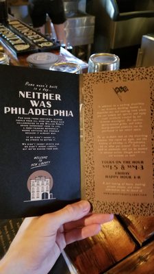 Menu photo 5 New Liberty Distillery Philadelphia, PA Menu photo 5 New Liberty Distillery Philadelphia, PA
