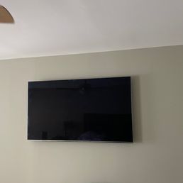 TV mounted in Master Bedroom TV mounted in Master Bedroom