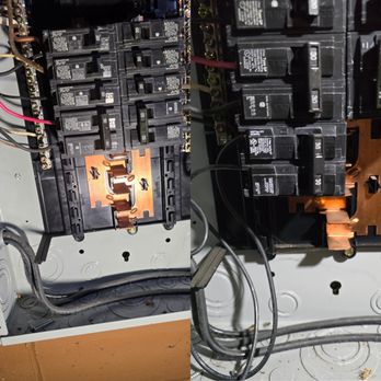 Fokers Property Repair - Before and After: Replacement of defective circuit breaker dedicated to dryer - Plumbing Near Me Fokers Property Repair - Before and After: Replacement of defective circuit breaker dedicated to dryer - Plumbing Near Me