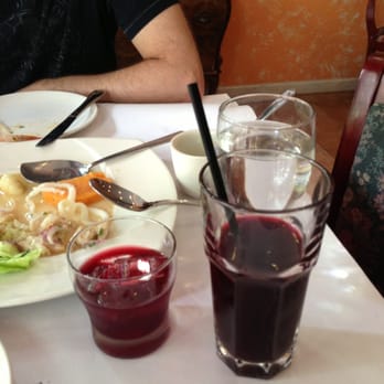 INTI Peruvian Restaurant - Chicha Morada - traditional Peruvian purple corn drink. Very tasty - Peruvian Near Me - New York, New York INTI Peruvian Restaurant - Chicha Morada - traditional Peruvian purple corn drink. Very tasty - Peruvian Near Me - New York, New York