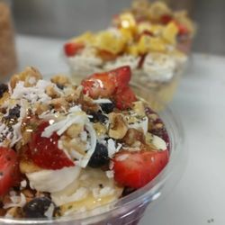 Wow Juices & Shakes - Choose your Favorite Smoothie Bowl:
Classic Acai, Wow Acai, Dragon Bowl Z, Mango Medley, Strawberry Craze or Green Dreamy.