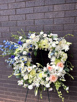Funeral Flowers & Plants - We are privileged to offer funeral flowers in our new Sympathy floral collection. We looked for inspiration, and struggled to find examples of garden-style funeral flowers that felt vibrant and full of life. Our funeral flowers are different because they are built in a whimsical, wild, garden style - unlike most traditional offerings. We build in modern color palettes and source really unique blooms to create individual works of art.

Our Sympathy florals collection was created so that you may honor the ones you love with beautiful floral designs that would brighten these sorrowful times.  Our aim is to provide sympathy flowers with the same thoughtfulness and design that are offered for joyous occasions in our unique garden style.