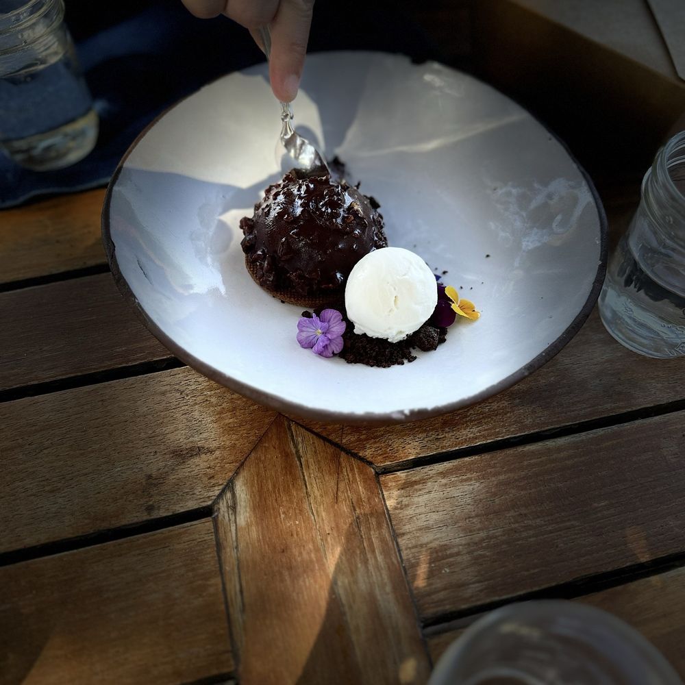 The chocolate dessert was YUMmmmy. The chocolate dessert was YUMmmmy.