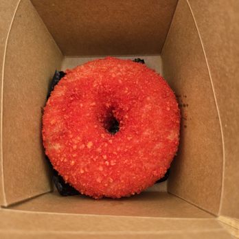 The Heist - Flaming Hot Cheetos Sushi Donut from Wasabi Sushi - Food Court Near Me - Portland, Oregon The Heist - Flaming Hot Cheetos Sushi Donut from Wasabi Sushi - Food Court Near Me - Portland, Oregon