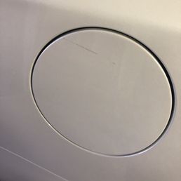 The scratch I can't get rid of on my gas tank cover