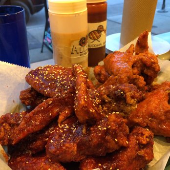 Crisp - 10 whole wings. Extra spicy and spicy. - Korean Near Me - Chicago, Illinois Crisp - 10 whole wings. Extra spicy and spicy. - Korean Near Me - Chicago, Illinois