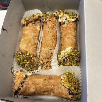 Romolo's Cannoli - Full-sized Cannolis we took home, minus 2 that were already eaten, LOL! - Ice Cream & Frozen Yogurt Near Me - San Mateo, California Romolo's Cannoli - Full-sized Cannolis we took home, minus 2 that were already eaten, LOL! - Ice Cream & Frozen Yogurt Near Me - San Mateo, California