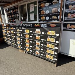 Philly cheese empire - Menu
