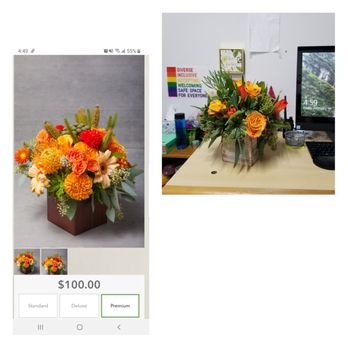 A New Leaf Florist - Expectation vs reality - Florists Near Me - San Francisco, California