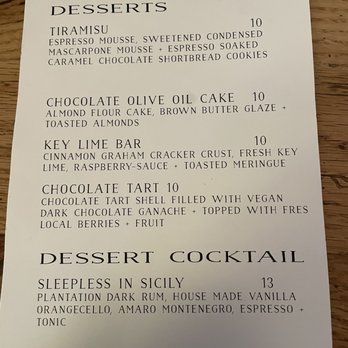 O+O Pizza - 7/2/22 Dessert Menu. - Italian Near Me - St. Louis, Missouri O+O Pizza - 7/2/22 Dessert Menu. - Italian Near Me - St. Louis, Missouri