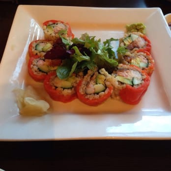 Shizen Ya - Sakura (salmon) roll - Japanese Near Me - Vancouver, British Columbia Shizen Ya - Sakura (salmon) roll - Japanese Near Me - Vancouver, British Columbia