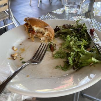 Cass Winery - Not a great picture of my husbands chicken sandwich. All that was left. - Wineries Near Me - Paso Robles, California Cass Winery - Not a great picture of my husbands chicken sandwich. All that was left. - Wineries Near Me - Paso Robles, California