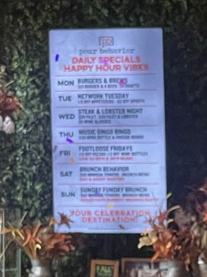 Menu photo 5 Pour Behavior Houston, TX Menu photo 5 Pour Behavior Houston, TX