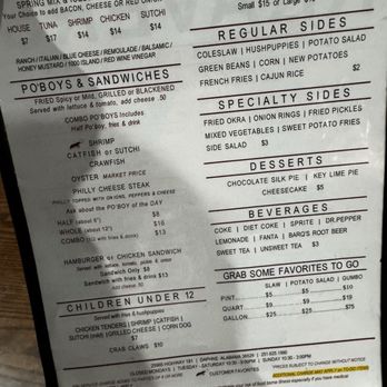 Kravers Seafood - Daphne - Menu - Seafood Near Me - Daphne, Alabama
