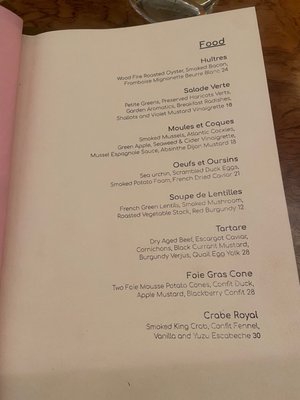 Menu photo 8 Coquette Chicago, IL Menu photo 8 Coquette Chicago, IL