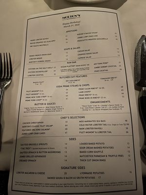 Menu photo 3 Morton's The Steakhouse Biloxi, MS Menu photo 3 Morton's The Steakhouse Biloxi, MS