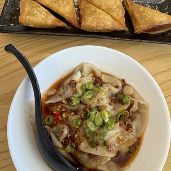 One Noodles And More - Spicy wontons and curry samosa - Noodles Near Me - Las Vegas, Nevada One Noodles And More - Spicy wontons and curry samosa - Noodles Near Me - Las Vegas, Nevada