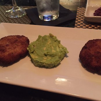 Bistro 44 - Crabcakes don't let presentation fool you. It was really good! Avocado was a good touch. - New American Near Me - Northport, New York Bistro 44 - Crabcakes don't let presentation fool you. It was really good! Avocado was a good touch. - New American Near Me - Northport, New York