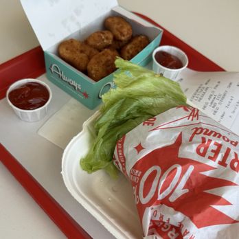P. Terry's Burger Stand - Crispy chicken bites and cheeseburger as a lettuce wrap - Juice Bars & Smoothies Near Me - Spring, Texas P. Terry's Burger Stand - Crispy chicken bites and cheeseburger as a lettuce wrap - Juice Bars & Smoothies Near Me - Spring, Texas
