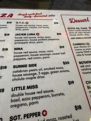 Menu photo 5 Penelope Tucson, AZ