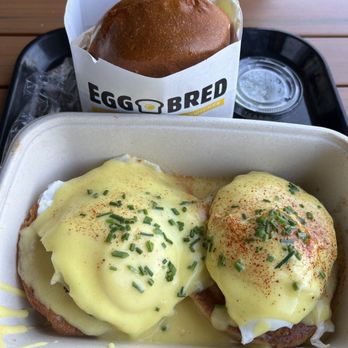 Eggbred - Chorizo and egg sandwich & Build A Benny with ribeye - Breakfast & Brunch Near Me - La Habra, California Eggbred - Chorizo and egg sandwich & Build A Benny with ribeye - Breakfast & Brunch Near Me - La Habra, California