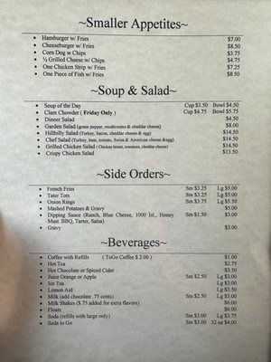 Menu photo 3 Country Cafe Lyle, WA