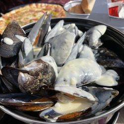 Le Perroquet - Moules er Gorgonzola