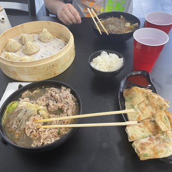 Dumpling King - Beef spicy dip, vegetable spicy dip, soup dumplings, and scallion pancakes - Dim Sum Near Me - Pembroke Pines, Florida