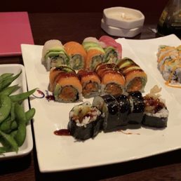a variety of sushi a variety of sushi
